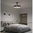 thumbnail image 4 of Artika Austin 23" LED Chandelier Ceiling Fan Fandelier, Black, 4 of 4