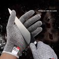thumbnail image 4 of Guante anticorte 1 par de guantes anticorte, protección de grado alimenticio 5, guantes de seguridad para pelar y cortar en la cocina, 4 of 4