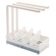 thumbnail image 2 of Toystoory Estante para fregadero, estante de drenaje de plástico ABS montado en encimera, estante organizador de almacenamiento para fregadero de cocina Organizadores de utensilios de cocina Gris Toystoory HA004852-02, 2 of 6
