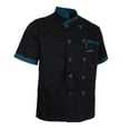thumbnail image 2 of 2pcs Professional Chef Clothes Uniform Hotel Restaurant Cooking Coat Work Wear Jackets Apparel for Women Men Macarena Chaqueta de cocinero para hombre, 2 of 8