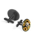 thumbnail image 2 of Panda Men's Stainless Steel Cufflinks for Dress Shirts - Formal Attire Essential, 2 of 6