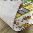 thumbnail image 5 of Ambesonne Word Search Game Place Mats Set of 4, Zoo Theme, Standard Size, Multicolor, 5 of 6