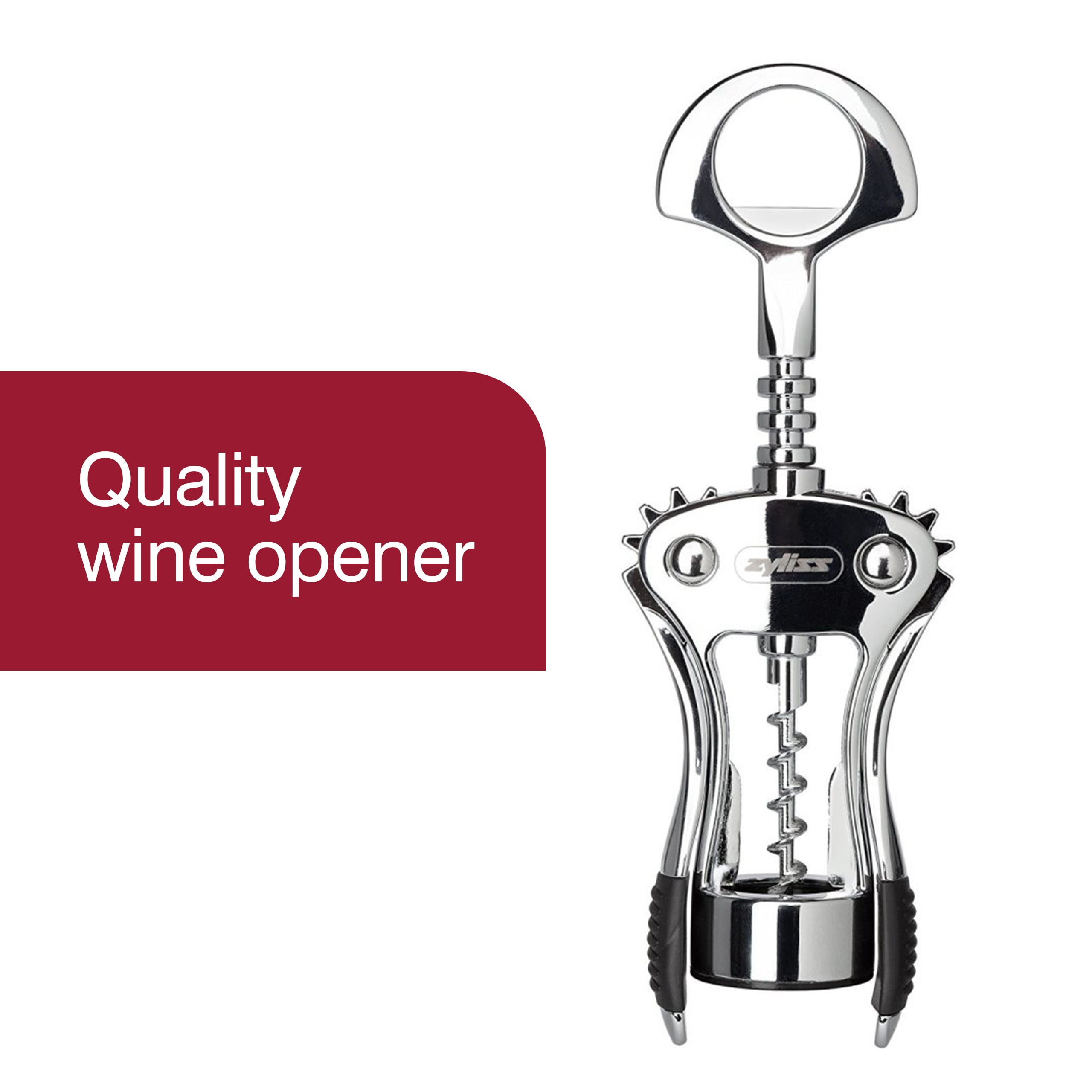Zyliss Easy Corkscrew Wine Opener 7.5 Stainless Steel E930046u