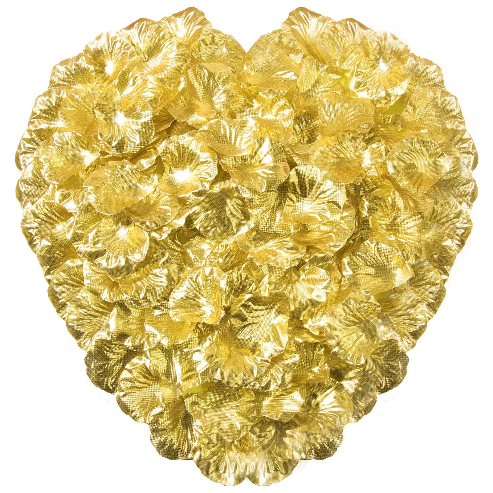 CORODE 1200pcs Gold Rose Petals,Artificial Flowers for Wedding,Parties
