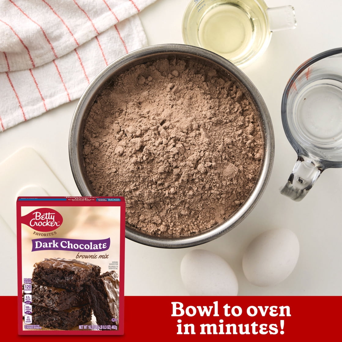 (12 pack) Betty Crocker Favorites Dark Chocolate Brownie Mix, 16.3 oz.