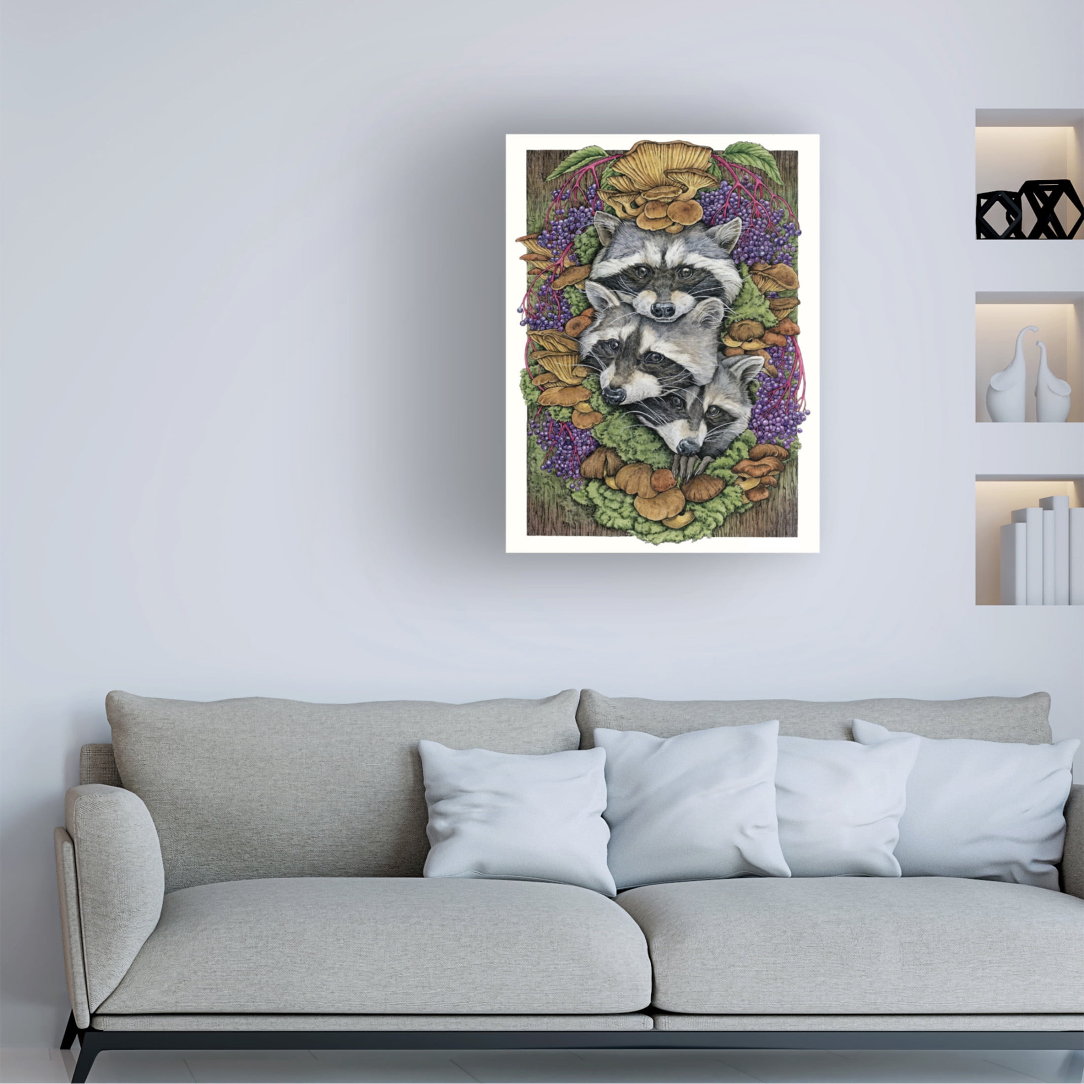 Trademark Fine Art Lea Chaillaud The Tree Keepers Canvas Wall Art