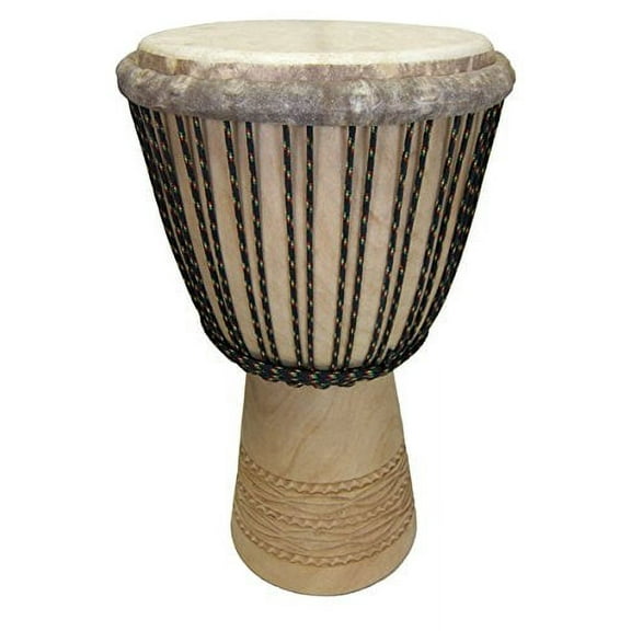 Paragon Heartwood Djembe Drum From Mali - 13x24 (Melina Wood) - Professional grade, Custom Tuned, New by Africa Heartwood Project