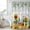 Gray, variant on Sunflowers Shower Curtain, Waterproof Shower Curtains for Bathroom, Yellow Floral Bees Green Leaves Watercolor Washable Fabric Bathtub Curtain Set Bath Decor with 12 Hooks Long 72"x84"