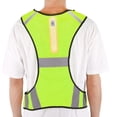 thumbnail image 3 of Running Outdoor Reflective  Vest With LED Light High Visibility For Night Running Cycling Yellow, 3 of 8