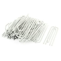 Unique Bargains 30Pcs 7cm/2.7" Length Home Pleat Prong Drape Curtain Hooks Silver Tone