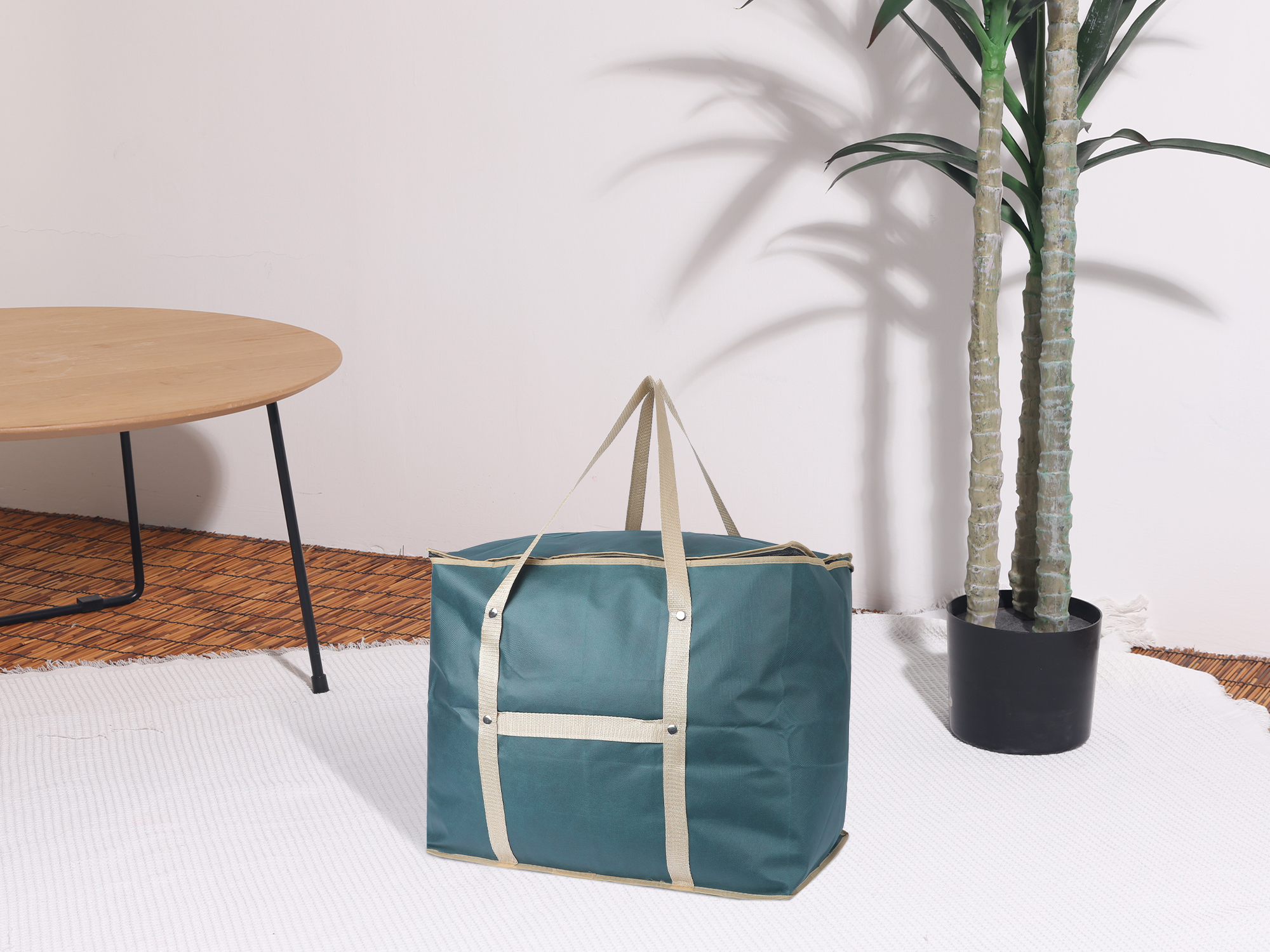 Unique Bargains 1 Pack Clothes Storage Bags Moving Bags Army Green 24*20*16in