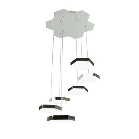 

EQLight PLZ6L01 Zazil 6 Lights LED Contemporary Multi Pendant