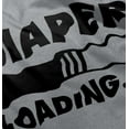 thumbnail image 5 of Diaper Loading Cute Computer Humor Toddler Boy Girl T Shirt Infant Toddler Brisco Brands 6M, 5 of 6