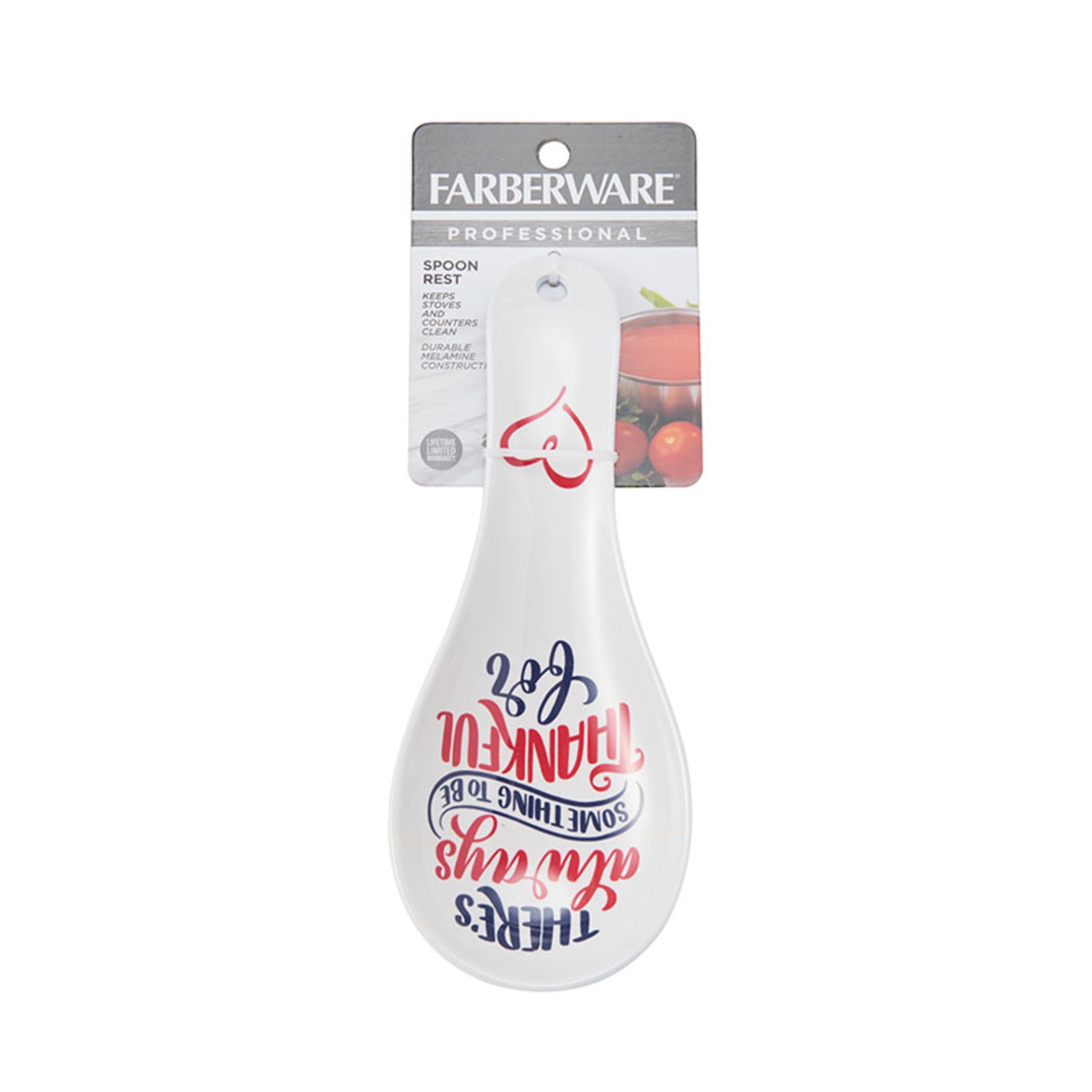 Farberware Professional Thankful Pattern Melamine Spoon Rest