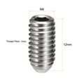 thumbnail image 2 of Uxcell M6 x 12mm 304 Stainless Steel Spring Hex Socket Ball Point Set Screw 20 Pack, 2 of 6