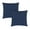 Navy Blue, variant on Covers&All Sunbrella Pillows Set of 2, UV Fade resistant & Water Repellent Square Throw Pillows (Inserts with Covers) for Indoor Outdoor Use