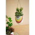 thumbnail image 7 of HANGING CERAMIC RAINBOW PLANTER, 7 of 7