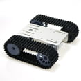 thumbnail image 4 of Graflsoa Arduino-Compatible Metal Robot Tank Chassis with 12V Motors, DIY Assembly Kit, Silver/Black/Blue Options, No Battery Included, 4 of 6