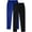 Blue, variant on Men's Hop Casual Pants Solid Color Track Joggers Workout Trousers with Pocket Comfortable Stretchy Fabric 2PCS
