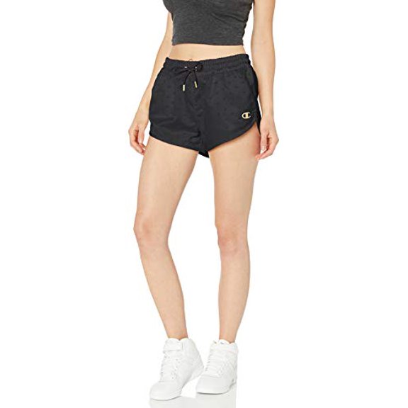 Champion Satin Womens Shorts Size Xl, Color: Black
