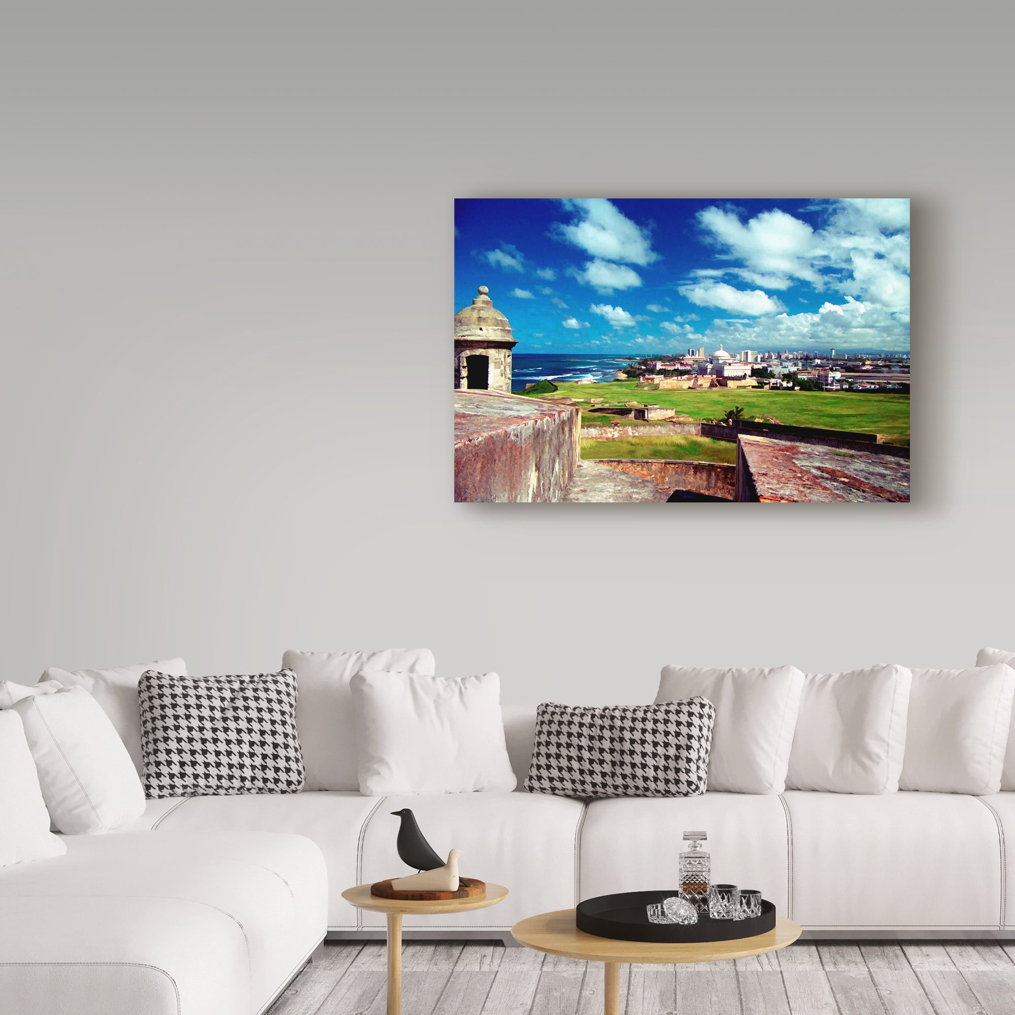 Trademark Fine Art 'San Juan, Puerto Rico' Canvas Art by J.D. McFarlan