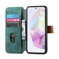 thumbnail image 2 of for Samsung Galaxy A06 Wallet Case with Card Slots & Cash Slot【RFID Blocking】, With Wrist Kickstand,Flip Folio Book PU Leather  Shockproof Anti-fall Rugged Phone case Cover For Women Men,Green, 2 of 10