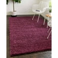 thumbnail image 5 of Shag Laurian Collection Area Rug 2'2"x3' - Eggplant Purple, 5 of 5