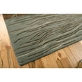 thumbnail image 3 of Nourison  Dimensions Hand-tufted Area Rug Green 2' x 7' Runner Contains Latex Geometric,Abstract 8' Runner Indoor,Handmade,Runner Grey Rectangle, 3 of 5