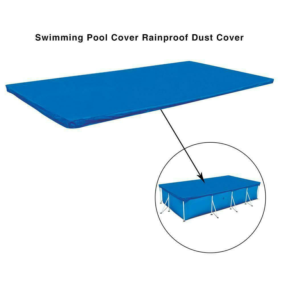 Syfinee Rectangular Swimming UV-Resistant Pool Cover Waterproof Dustproof Durable Covers 