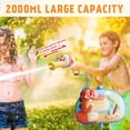 thumbnail image 4 of 68Oz Dinosaur Backpack Water Toy with Large Capacity Tank and Adjustable Straps for Outdoor Beach Summer Party Blue, 4 of 6