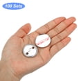 thumbnail image 2 of Uxcell 1.3 inch Button Making Supplies 100 Pcs Round Badge Blank Button Button Parts for Button Maker, 2 of 6