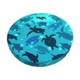 Picia World Turtle Day pattern Round Stool Covers Comfy Seat Covers