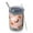 Pastel Halloween Icons, variant on 12oz Tumblers Orange Halloween Spooky Elements Vacuum Insulated Stainless Steel Travel Tumbler Cups Mug with Lid and Straw for Beer,Coffee,Beverages with Cleaning Brush for Cold & Hot Drinks