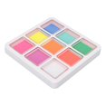 thumbnail image 1 of 9 Colors Face Body Paint Palettes 27g Food Grade Materials Bright Colors Quick Drying Face Body Paint Oil Palettes, 1 of 5