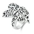 thumbnail image 1 of Filigree Snake Celtic Scale Animal Ring .925 Sterling Silver Band Jewelry Female Male Unisex Size 11, 1 of 4