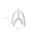 thumbnail image 4 of Ceramic Candleholder Wedding Home Table Candlesticks 19cx18cm, 4 of 9
