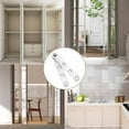 thumbnail image 5 of Uxcell 4Pcs Rotatable Door Pivot Hinges, Cabinet Door Hidden Hinge for Window Fence Closet Cupboards, Silver Tone, 5 of 6
