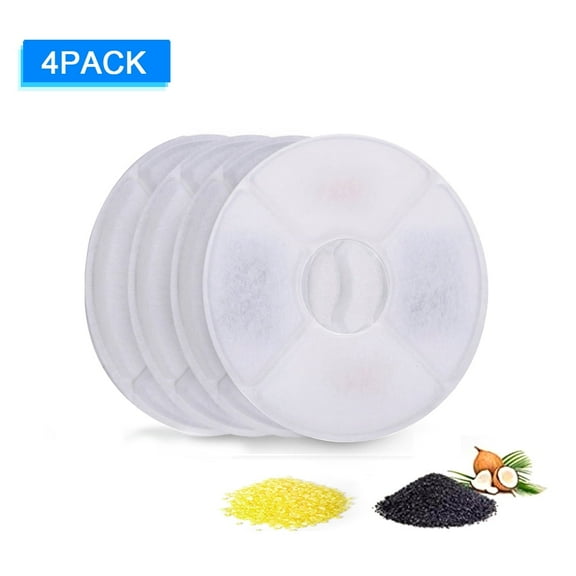 Cat Water Fountain Filters Replacement Filters for Flower Fountain Cat Water Fountain Water Dispenser 4PCS