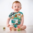 thumbnail image 3 of Phineas And Ferb Baby Romper Short Sleeve Bodysuits Soft Rompers Summer Clothes One-Piece Jumpsuits Outfits 12-18M, 3 of 8