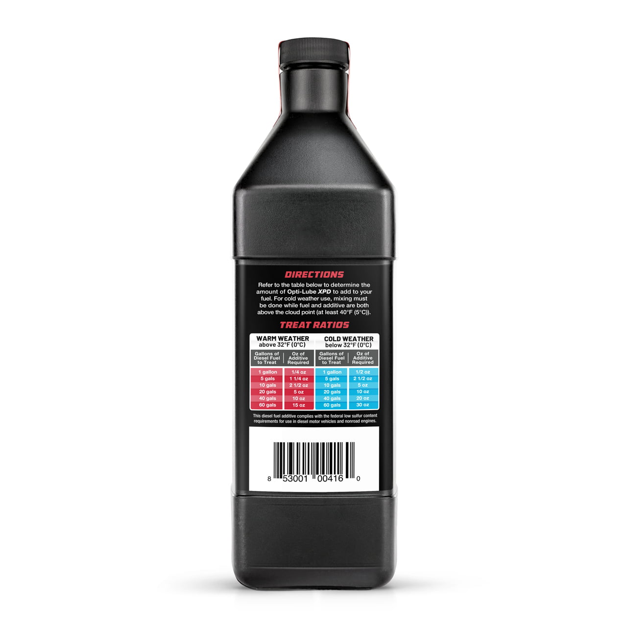 Opti-Lube XPD All-In-One Diesel Fuel Additive - Quart, Treats up to 128  Gallons of Diesel Fuel 