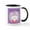 White/Black Inside, variant on CafePress - Purple Happy Easter Bunny Mugs - 11 oz Ceramic Mug - Novelty Coffee Tea Cup