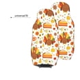 thumbnail image 6 of Vsdgher Thanksgiving With Turkey Automotive Seat Covers for Cars Trucks and SUVs – Car Seat Covers for Truck Seat Protectors Set of 2, 6 of 7