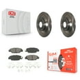 thumbnail image 1 of Transit Auto Rear Disc Brake Rotors and Semi-Metallic Pads Kit for Car 2016-2024 Mazda CX-5 K8S-102727, 1 of 11