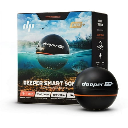 UPC: 4779032950275 | Deeper PRO+ Smart Sonar Castable and Portable WiFi Fish Finder with Gps for Kayaks and Boats on Shore Ice Fishing Fish Finder…