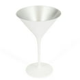 thumbnail image 3 of Stolzle 6pk Glisten 8.5oz Cocktail Drink Martini Glass Set, Glossy White Metallic, Dishwasher Safe, 3 of 4