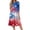 Light Blue, variant on BOMYJESK 4th Of July Dresses for Women Maxi Dress 250th Anniversary Stars Stripes Midi Dresses Vintage Independence Day 2026 Summer Dresses Elegant Classy Resort Wear Light Blue M