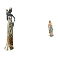 thumbnail image 1 of Figura Decorativa De Una Mujer Tribal Africana, Ligera Y De Resina, Ideal Para Decorar El Hogar, Hoteles, Oficinas Y Coches., 1 of 8