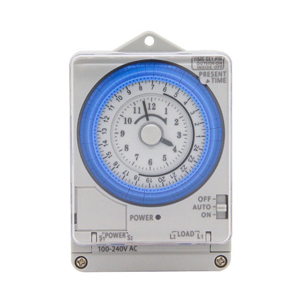 Anti-corrosion Timer 24 Hours Mechanical Timer 100-240VAC Precise Timer 20A  - Walmart.com