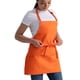 thumbnail image 5 of Delantal Chef Works Unisex con Tres Bolsillos en Color Mandarina, 5 of 5