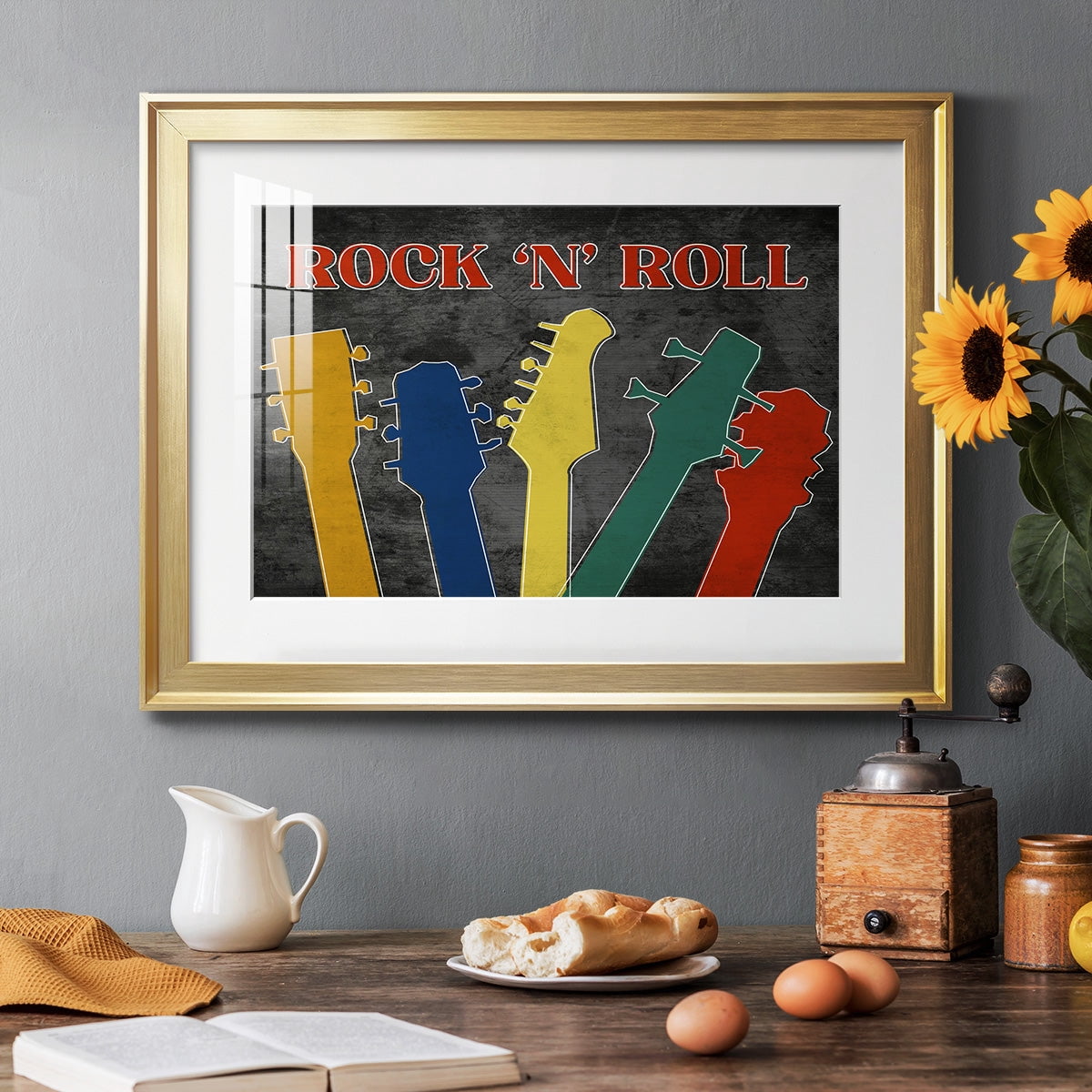 Rock and Roll Premium Framed Print - Ready to Hang